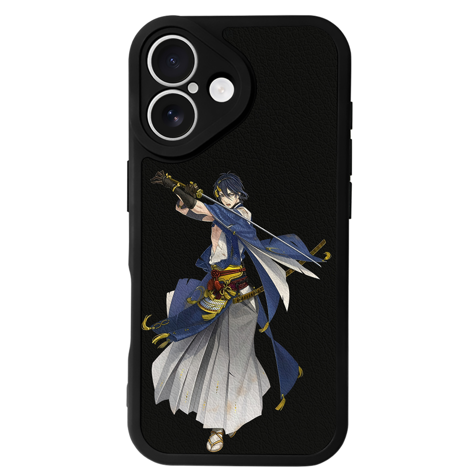 （画像用） 刀剣乱舞 Touken Ranbu 【iPhone 16シリーズ対応】シリコンスマホケース（レザー調） 材質：シリコン